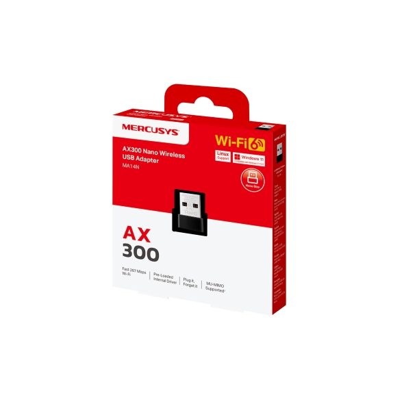 TP-LINK MERCUSYS MA14N AX300 NANO WIFI DUAL BAND USB 2.0 ADAPTÖR - 3