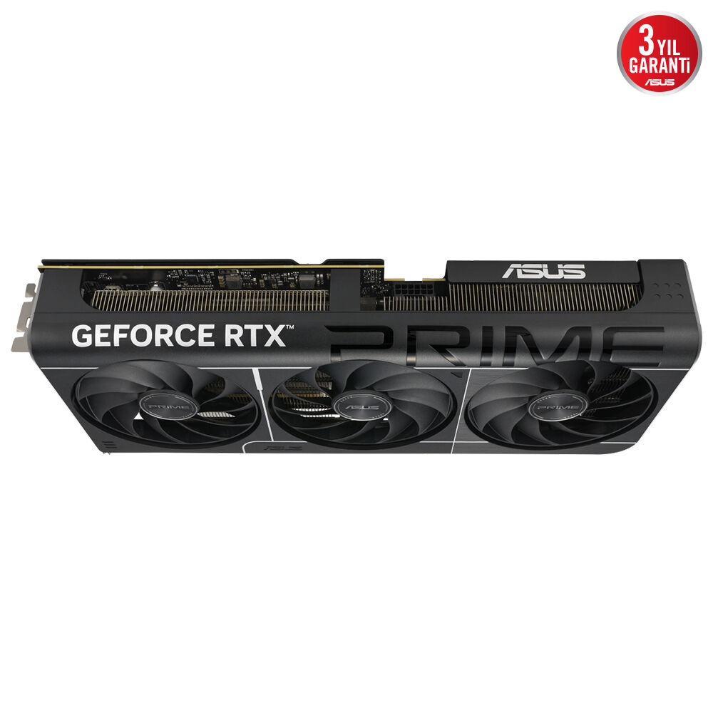 ASUS VGA PRIME-RTX5070-O12G-NVIDIA-GEFORCE-RTX 5070-12GB GDDR7-192bit--OC-2xHDMI-3xDP-DLSS4 EKRAN KARTI - 7