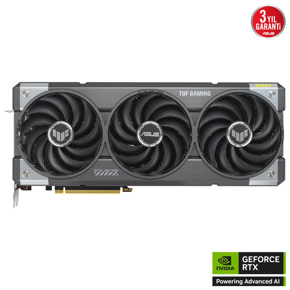 ASUS VGA TUF-RTX5070-O12G-GAMING-NVIDIA-GEFORCE-RTX 5070-12GB GDDR7-192bit--OC-2xHDMI-3xDP-RGB-DLSS4 EKRAN KARTI - 3