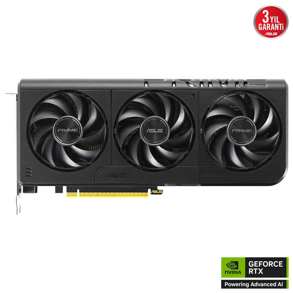 ASUS VGA PRIME-RTX5060-O8G-NVIDIA-GEFORCE-RTX 5060-8GB GDDR7-128bit--HDMI-3xDP-DLSS3 EKRAN KARTI - 7