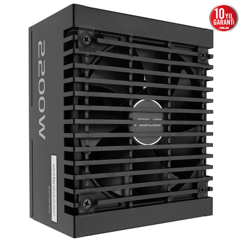ASUS PRO WS 2200W PLATINUM PSU, GELİŞMİŞ GÜÇ DAĞITIMI VE DÖRT EKRAN KARTI DESTEĞİYLE AĞIR AI GÖREVLERİ İÇİN TASARLANMIŞTIR. - 3