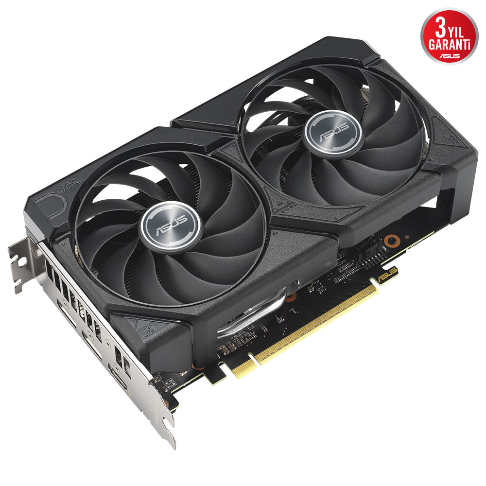 ASUS VGA DUAL-RX9060XT-16G-AMD-RADEON-RX 9060 XT-16G-16GB GDDR6-128bit-3250MHz-HDMI-2xDP-EKRAN KARTI - 3