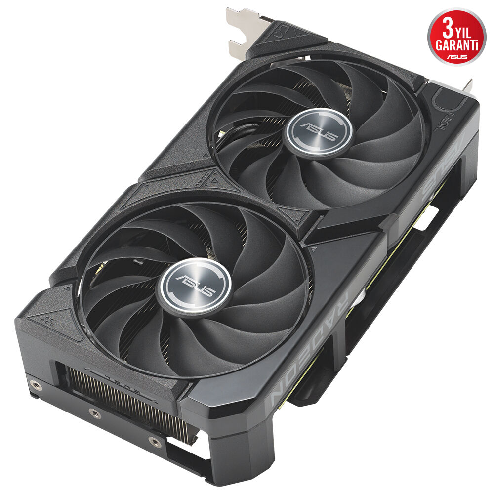 ASUS VGA DUAL-RX9060XT-16G-AMD-RADEON-RX 9060 XT-16G-16GB GDDR6-128bit-3250MHz-HDMI-2xDP-EKRAN KARTI - 4