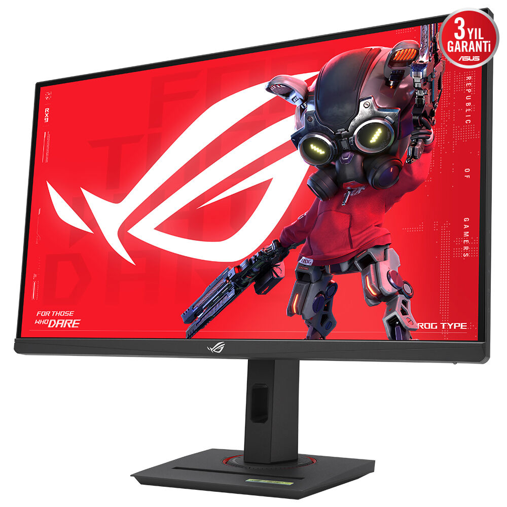 ASUS ROG STRIX XG27ACMS 27 GAMING FAST IPS FreeSync VE G-SYNC UYUMLU HDR 2K 2560x1440 0.3ms 320HZ 350cd DP HDMI USB-C YOK VESA 3YIL ELMB HDR PİVOT USB-C PD15W MONİTÖR - 3