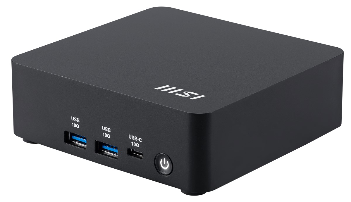 MSI CUBI NUC AI 1UMG-007EU CORE 5 125H 8GB DDR4 512GB SSD W11P SIYAH MINI DT PC