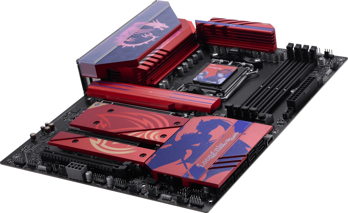 MSI MB B850 MLG EDITION AM5 DDR5 8400MHZ(OC) 3X PCI-E X16 HDMI 4X M.2 USB 10GBS 5G LAN WI-FI 7 ATX - 2