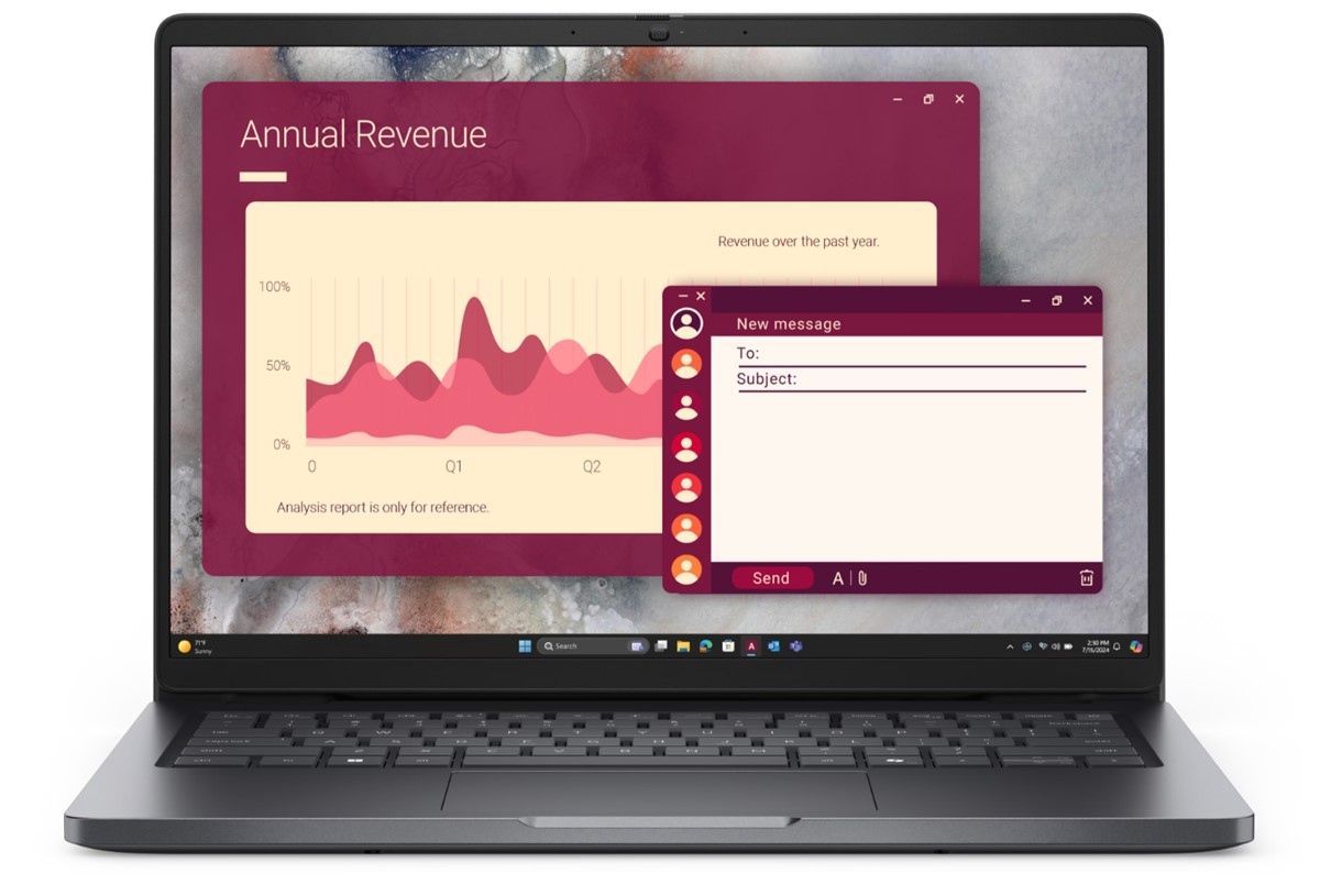 DELL NB PRO 14 PC14250 BTO107_PC14250_EMEA_UBU ULTRA 7-255U 16G 512G SSD 14 FHD+ UBUNTU