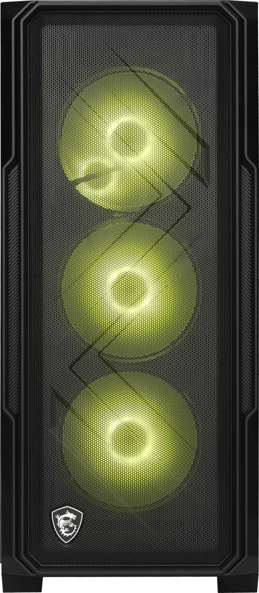 MSI MAG FORGE 150A B65 Temperli Cam 6x120mm Auto RGB Fan 650W Bronz ATX Gaming Bilgisayar Kasası