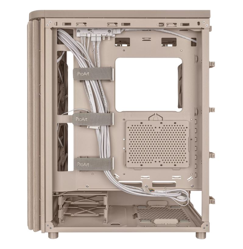ASUS PROART PA401 WOOD MESH PWM Gaming Mid-Tower PC Kasası BEJ