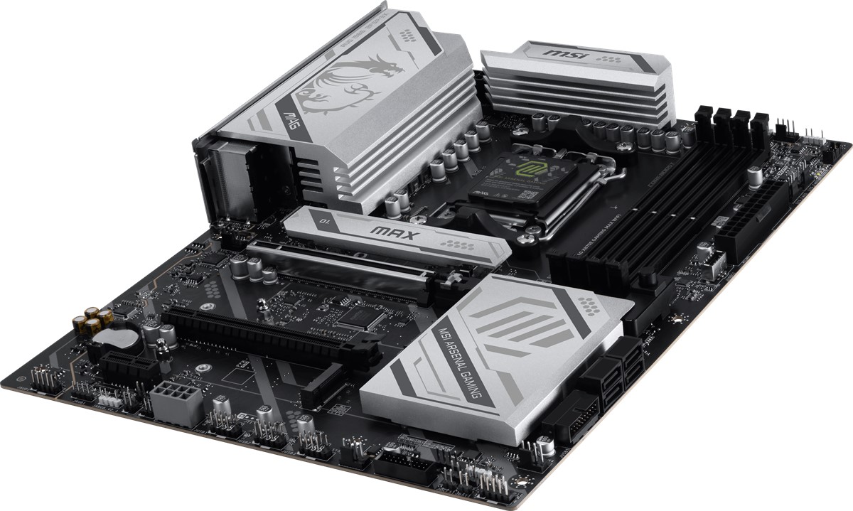 MSI MB MAG X870E GAMING MAX WIFI AM5 DDR5 8200MHZ(OC) 3x M.2 USB 40Gbps HDMI DP 5G LAN WIFI 7 RGB ATX - 2