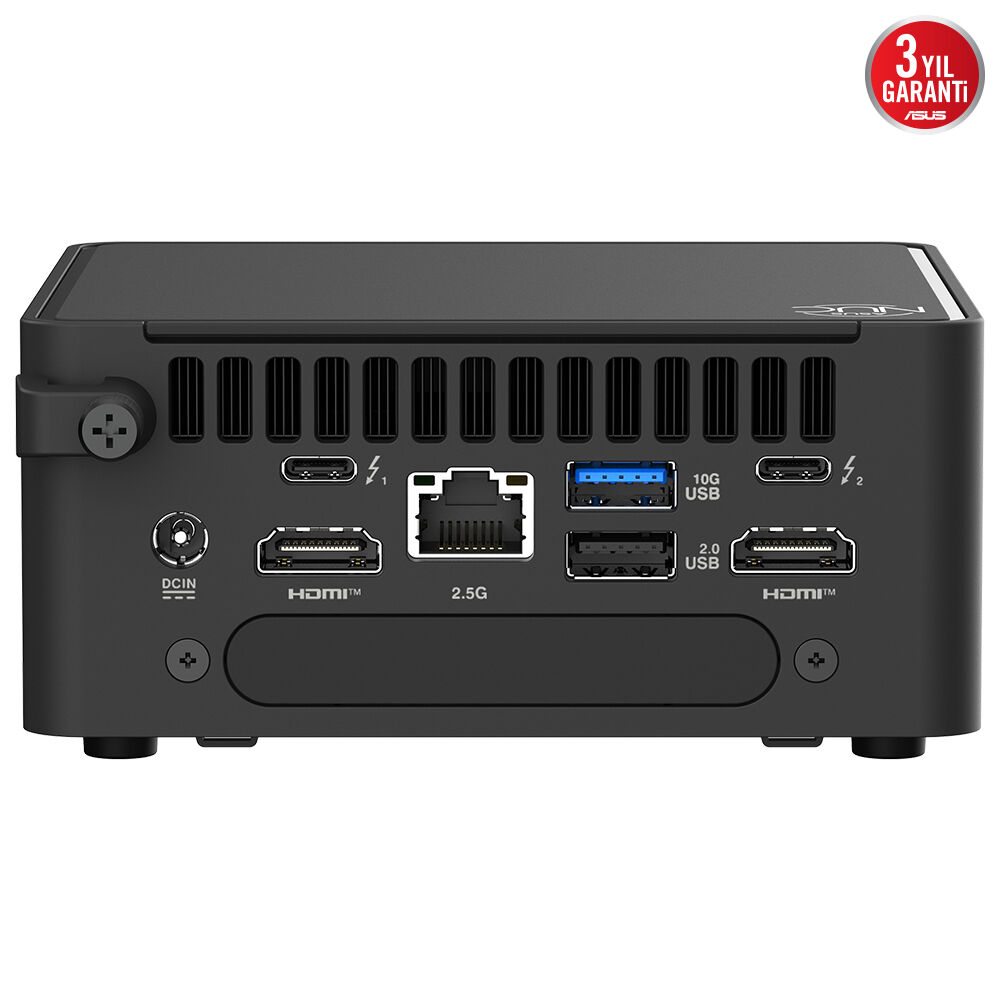 ASUS NUC15 PRO TALL KIT INTEL CORE 5-210H BAREBONE (RAM YOK DISC YOK) FREEDOS MINI MASAUSTU PC - RNUC15CRHC500002 - 3