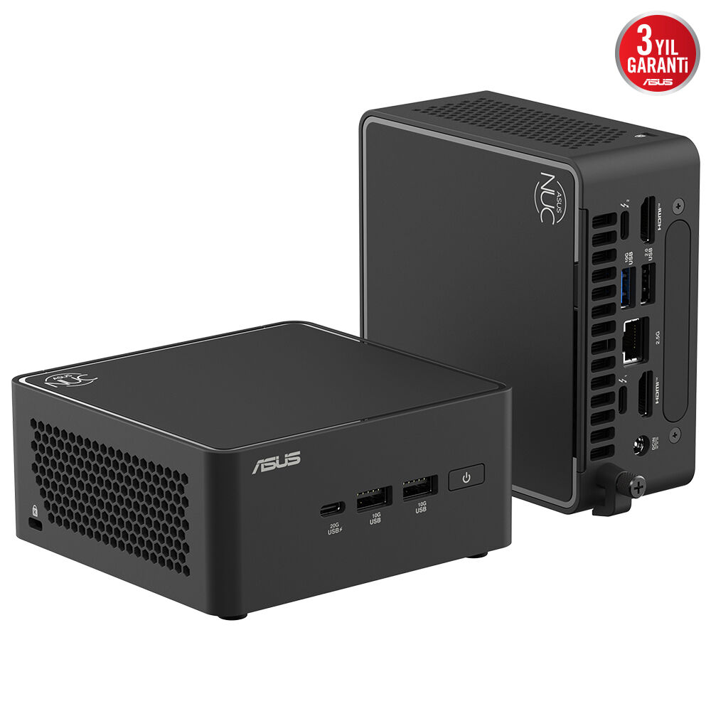 ASUS NUC15 PRO TALL KIT INTEL CORE 5-210H BAREBONE (RAM YOK DISC YOK) FREEDOS MINI MASAUSTU PC - RNUC15CRHC500002 - 6