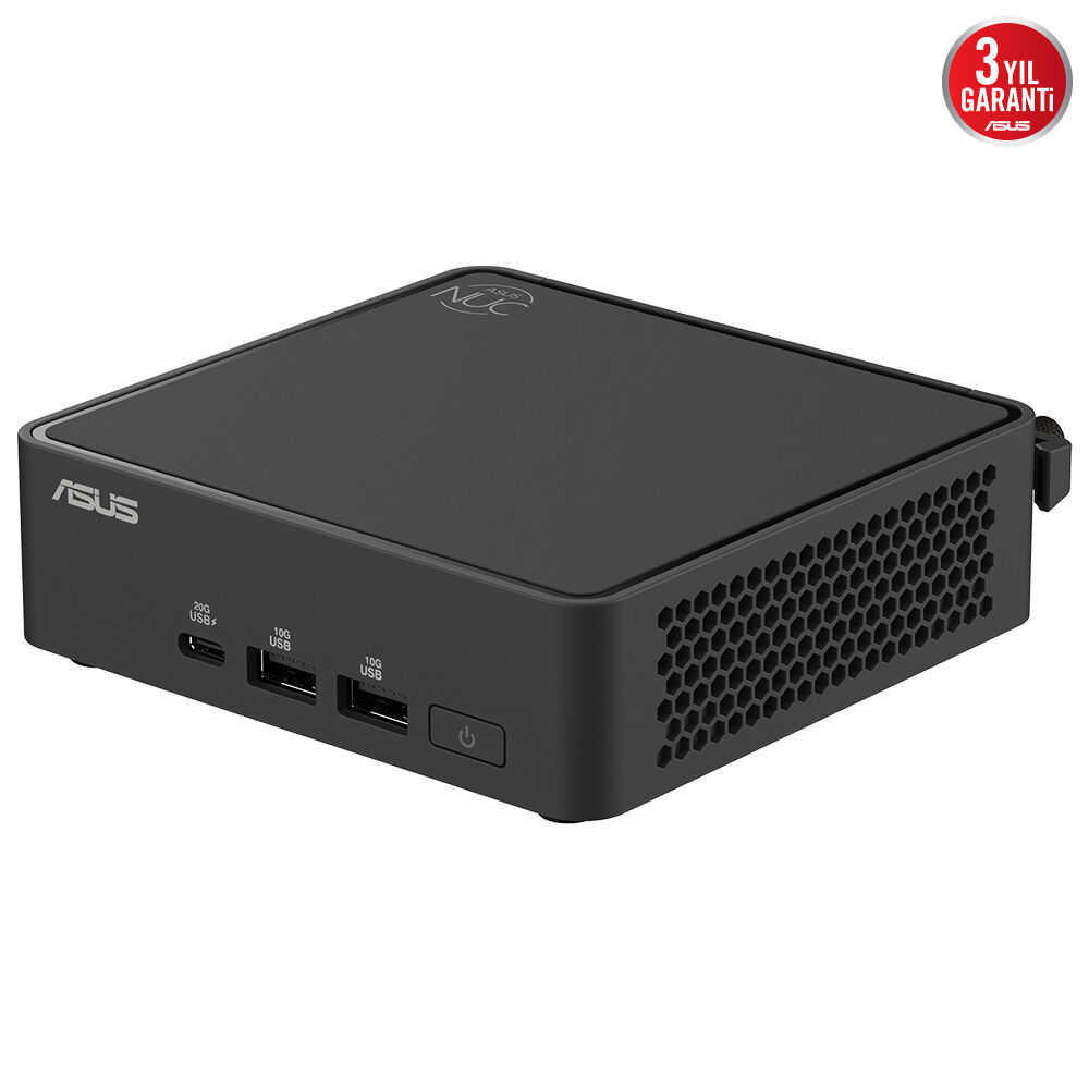 ASUS NUC15 PRO SLIM KIT INTEL CORE 3-100U BAREBONE (RAM YOK DISC YOK) FREEDOS MINI MASAUSTU PC - RNUC15CRKI300002 - 2