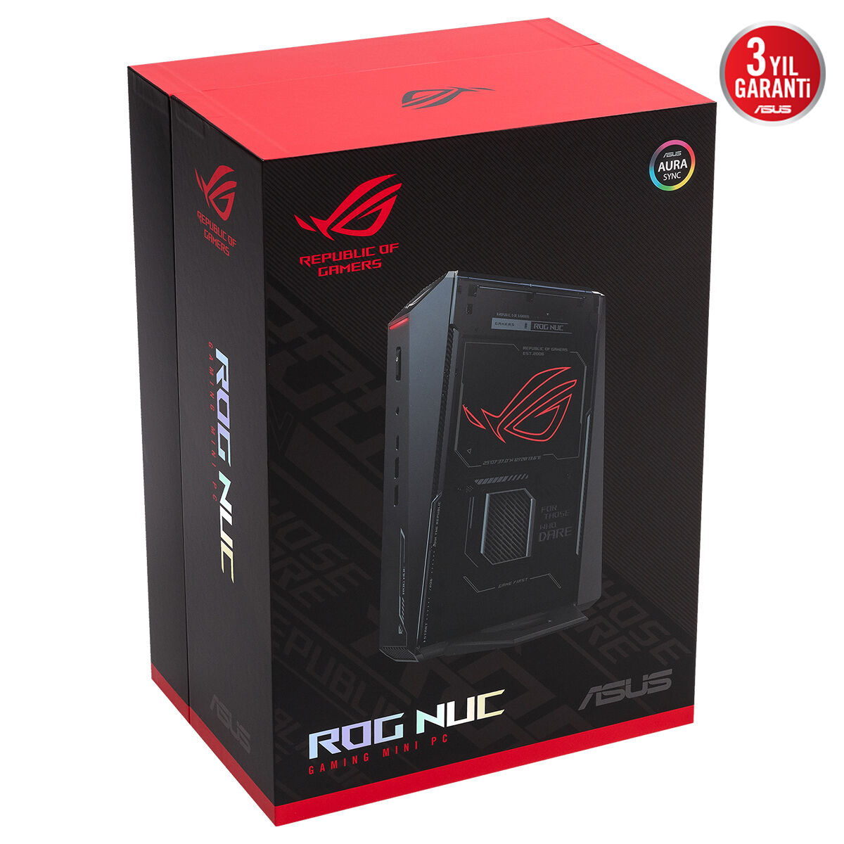 ASUS RNUC15JNK9X28AA2 ROG NUC INTEL ULTRA U9-275HX - NVIDIA GEFORCE RTX 5080 - 32GB RAM - 2TB SSD - WIN11 GAMING MINI MASAÜSTÜ PC - 4