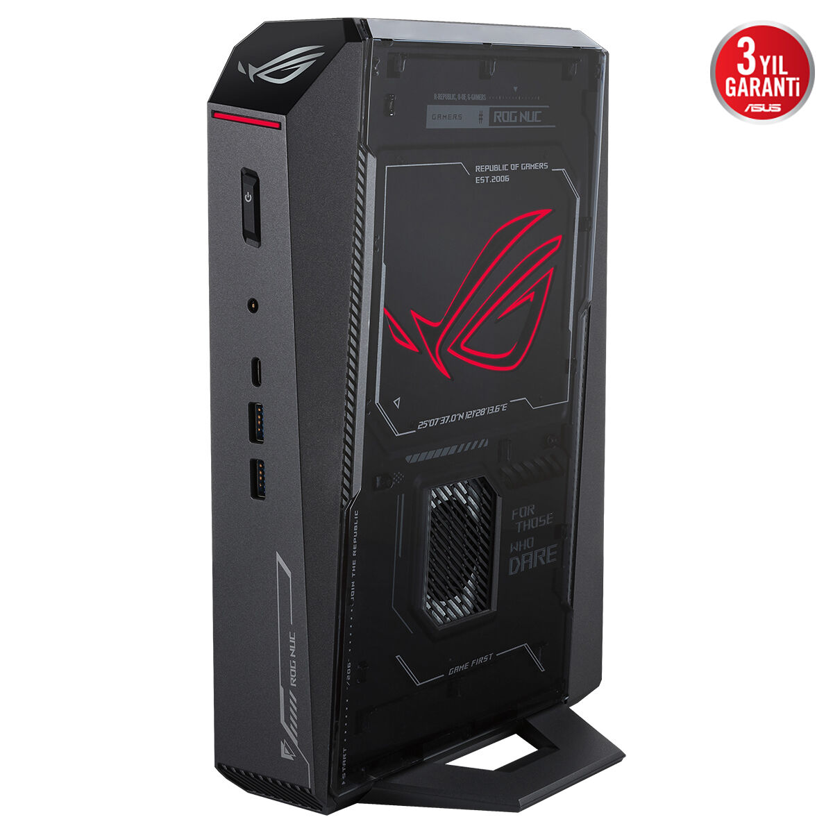 ASUS RNUC15JNK9X28AA2 ROG NUC INTEL ULTRA U9-275HX - NVIDIA GEFORCE RTX 5080 - 32GB RAM - 2TB SSD - WIN11 GAMING MINI MASAÜSTÜ PC - 7