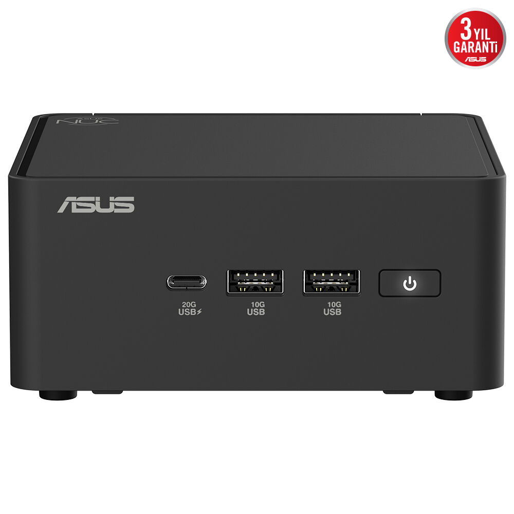 ASUS NUC15 PRO TALL KIT - INTEL CORE 7-240H - BAREBONE (RAM YOK DISC YOK) FREEDOS MINI MASAÜSTÜ PC - RNUC15CRHC700002 - 2