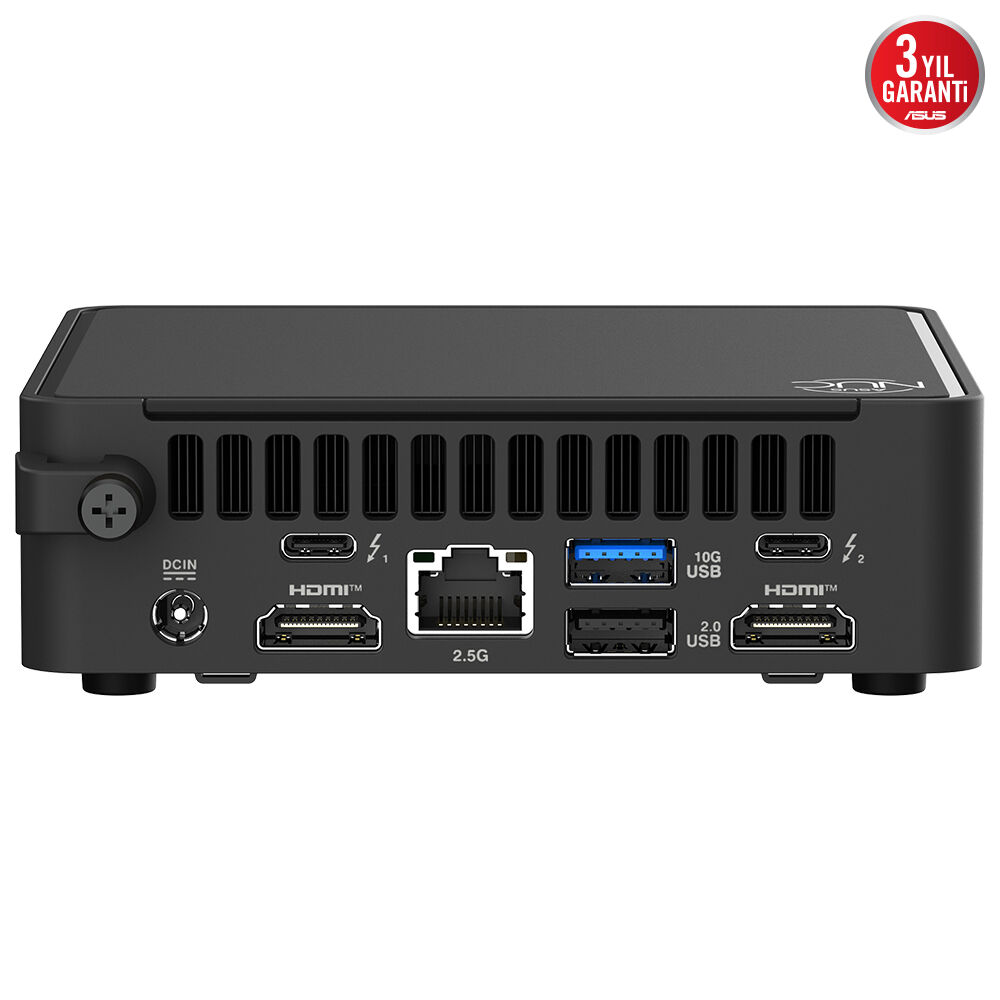 ASUS NUC15 PRO SLIM KIT - INTEL ULTRA U5-225H - BAREBONE (RAM YOK DISC YOK) FREEDOS MINI MASAUSTU PC - RNUC15CRKU500002 - 2