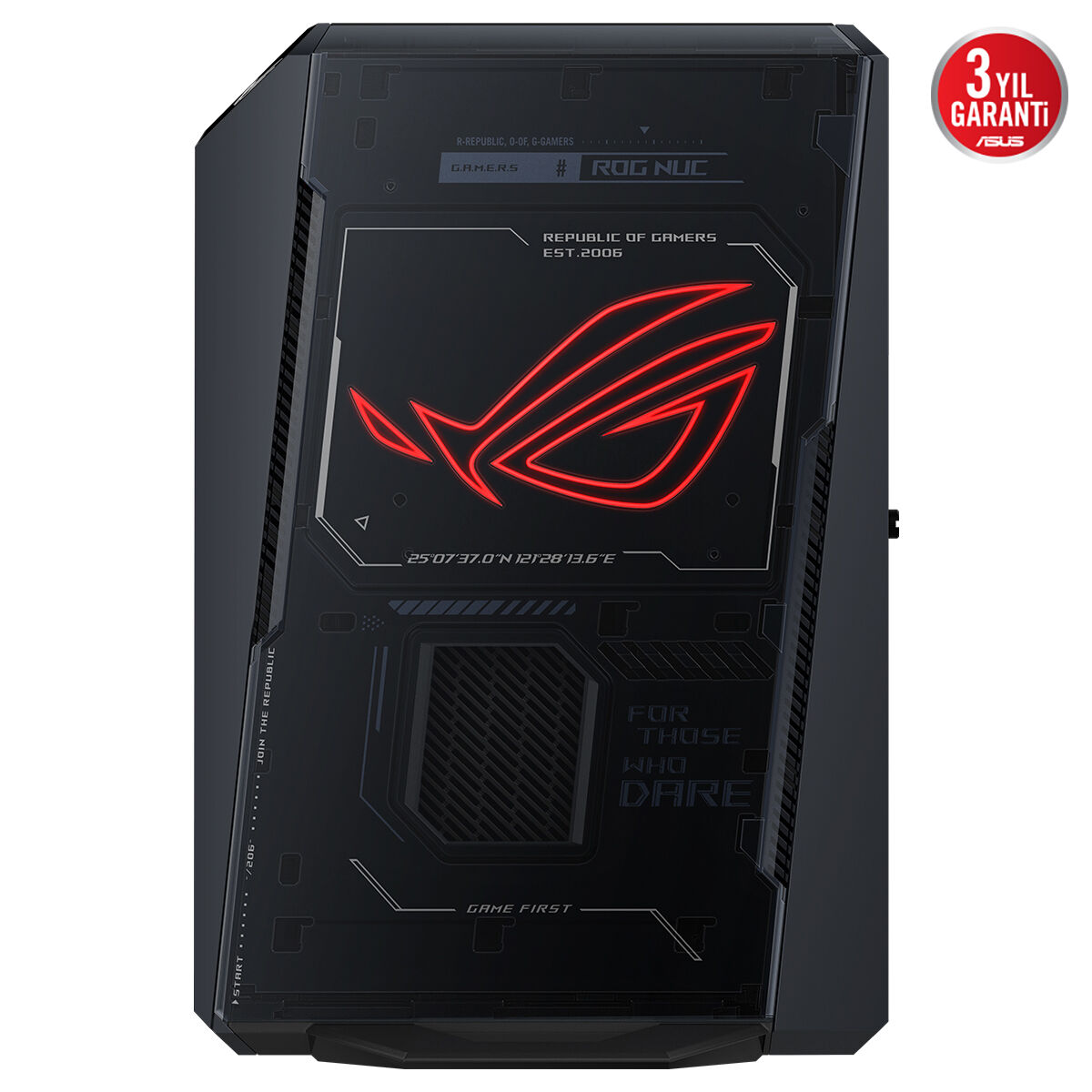 ASUS ROG NUC INTEL ULTRA U9-275HX - NVIDIA GEFORCE RTX 5070TI - 32GB RAM - 1TB SSD - WIN11 GAMING MINI MASAÜSTÜ PC - RNUC15JNK9X389A2 - 8