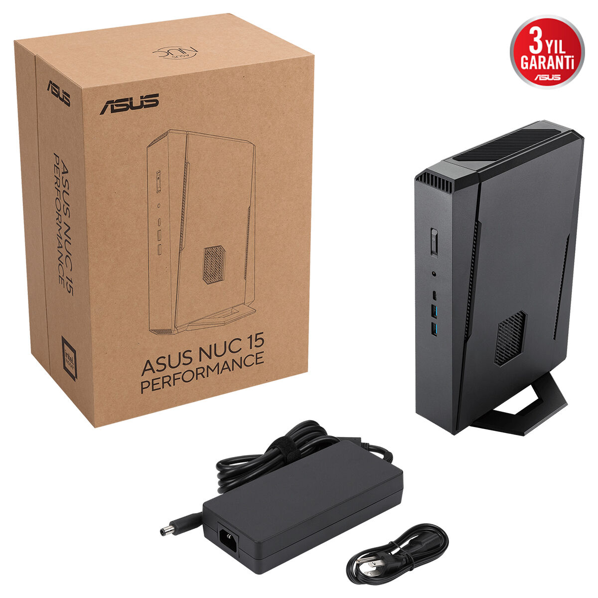 ASUS RNUC15JNK9X40002 NUC15 PERFORMANCE INTEL ULTRA U9-275HX - NVIDIA GEFORCE RTX 5070 - BAREBONE (RAM YOK DISC YOK) FREEDOS MINI MASAÜSTÜ PC - 6