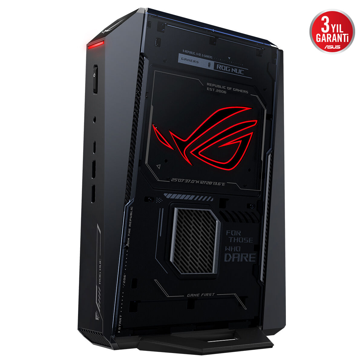 ASUS RNUC15JNK9X489A2 ROG NUC INTEL ULTRA U9-275HX - NVIDIA GEFORCE RTX 5070 - 32GB RAM - 1TB SSD - WIN11 GAMING MINI MASAÜSTÜ PC - 5