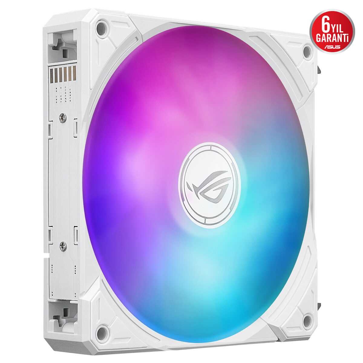 ASUS ROG RYUO IV 360 ARGB HAREKETLİ KAVİSLİ 6 67 INCH AMOLED EKRAN 3D EFEKTLİ VİDEO VE SİSTEM BİLGİLERİ ASETEK EMMA GEN8 V2 POMPA VE AURA EDGE AYDINLATMALI ÖN TAKILI ARGB FANLAR 6 YIL GARANTİ BEYAZ - 4