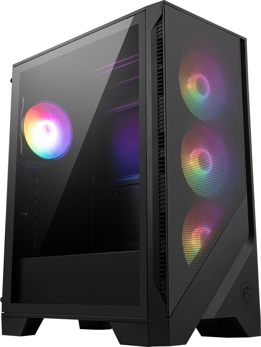 MSI MAG FORGE 121A B75 PCIE5 II Temperli Cam 6 x120mm Auto RGB Fan 750W Bronz ATX Gaming Bilgisayar Kasası