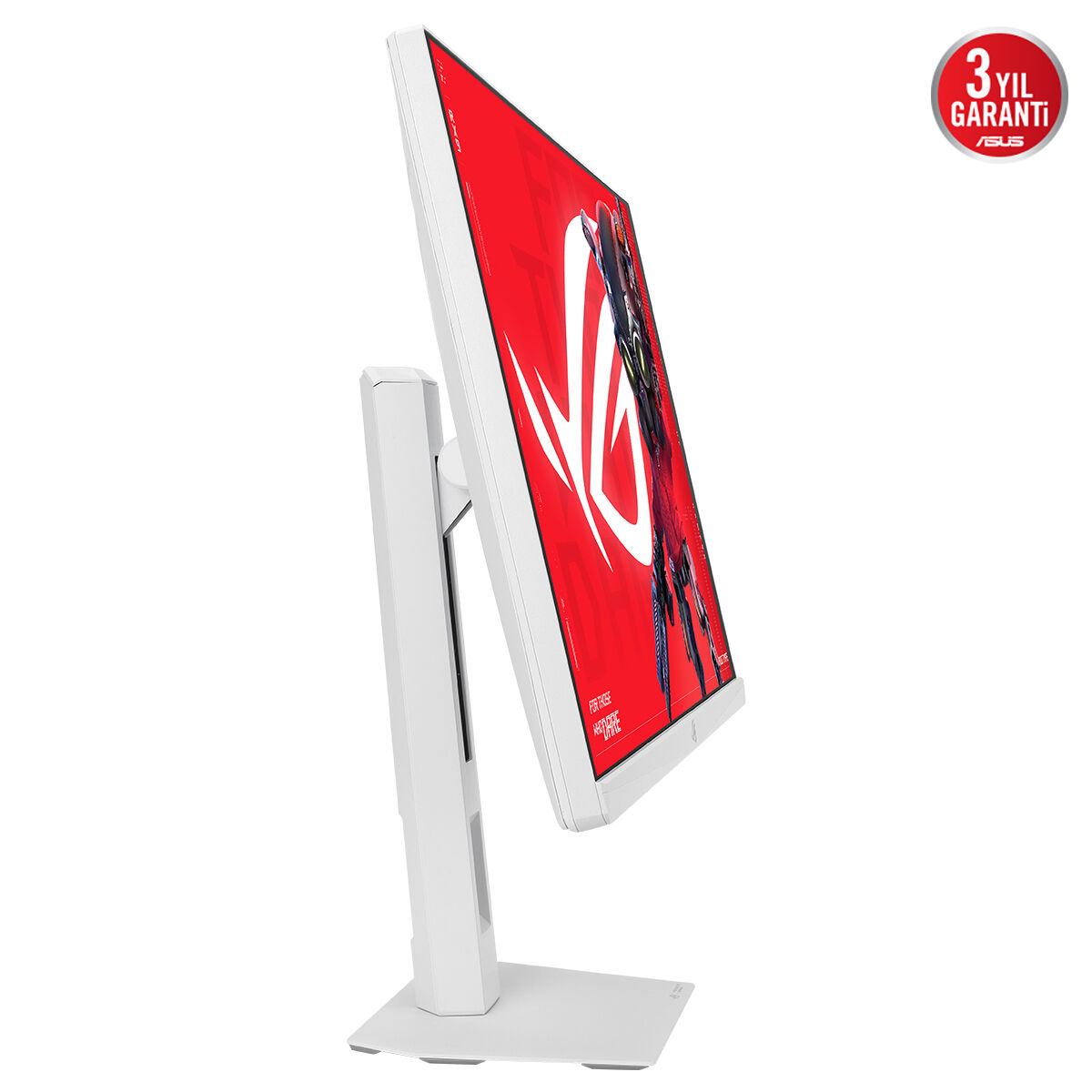 ASUS ROG STRIX XG27ACMES-W 27 GAMING BEYAZ FAST IPS 2K FREESYNC VE G-SYNC UYUMLU 2560x1440 0.3ms 255Hz 350cd DP HDMI USB-C YOK VESA 3YIL ELMB HDR 400 PİVOT USB-C PD15W MONİTÖR - 3