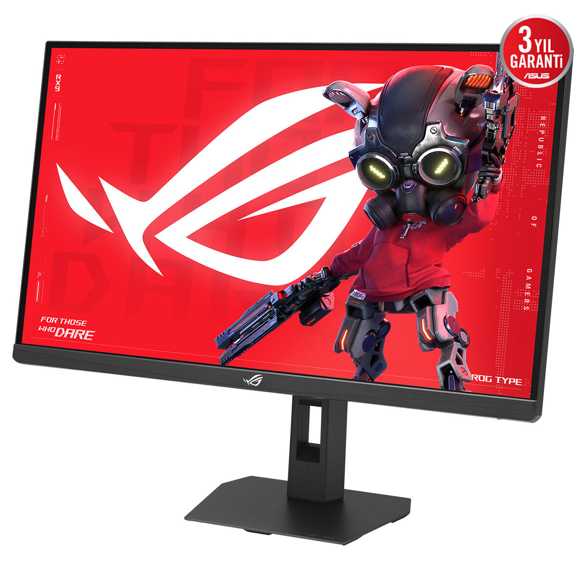 ASUS ROG STRIX XG27JCG 27 GAMING FAST IPS DUAL MODE FREESYNC VE G-SYNC UYUMLU HDR 5K 5120x2880 0.3ms 5K-180Hz/QHD-330Hz 350cd DP HDMI USB-C YOK VESA 3YIL DCI-P3 95% ELMB PİVOT MONİTÖR - 3