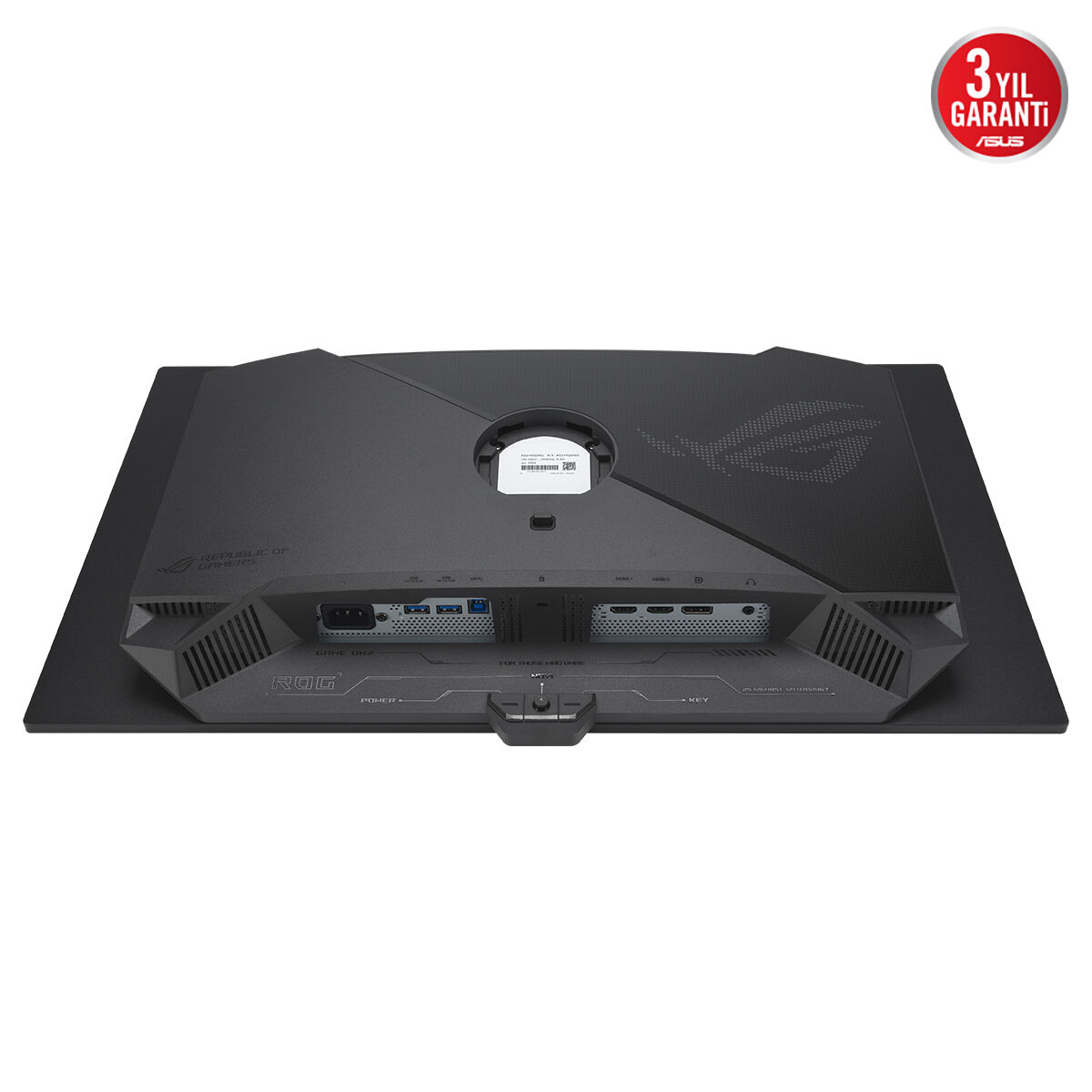 ASUS ROG STRIX XG27AQDNG 26.5 QD-OLED 2560x1440 0.03ms 360Hz 450cd DP HDMI USB YOK VESA 3YIL YAKINLIK SENSÖRÜ(NEO PROXIMITY SENSOR) ELMB G-SYNC UYUMLULUĞU %99 DCI-P3 PİVOT MONİTÖR - 6