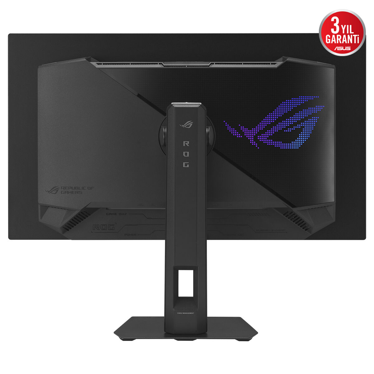ASUS ROG STRIX XG27AQDNG 26.5 QD-OLED 2560x1440 0.03ms 360Hz 450cd DP HDMI USB YOK VESA 3YIL YAKINLIK SENSÖRÜ(NEO PROXIMITY SENSOR) ELMB G-SYNC UYUMLULUĞU %99 DCI-P3 PİVOT MONİTÖR - 7