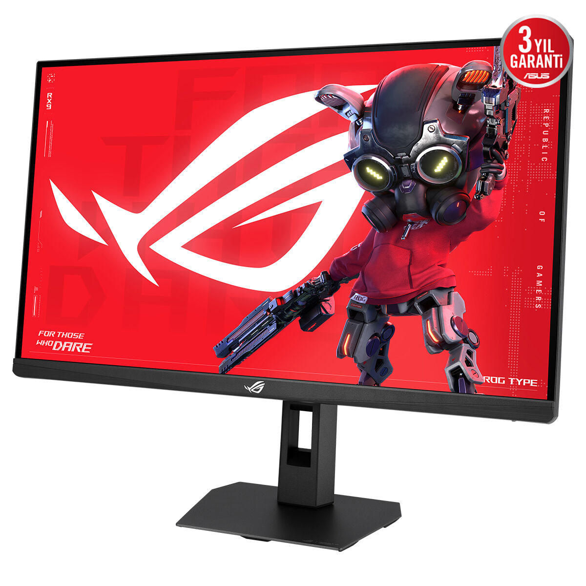 ASUS ROG STRIX XG27ACMES 27 GAMING FAST IPS 2K FREESYNC VE G-SYNC UYUMLU 2560x1440 0.3ms 255Hz 350cd DP HDMI USB-C YOK VESA 3YIL ELMB HDR 400 PİVOT USB-C PD15W MONİTÖR - 3