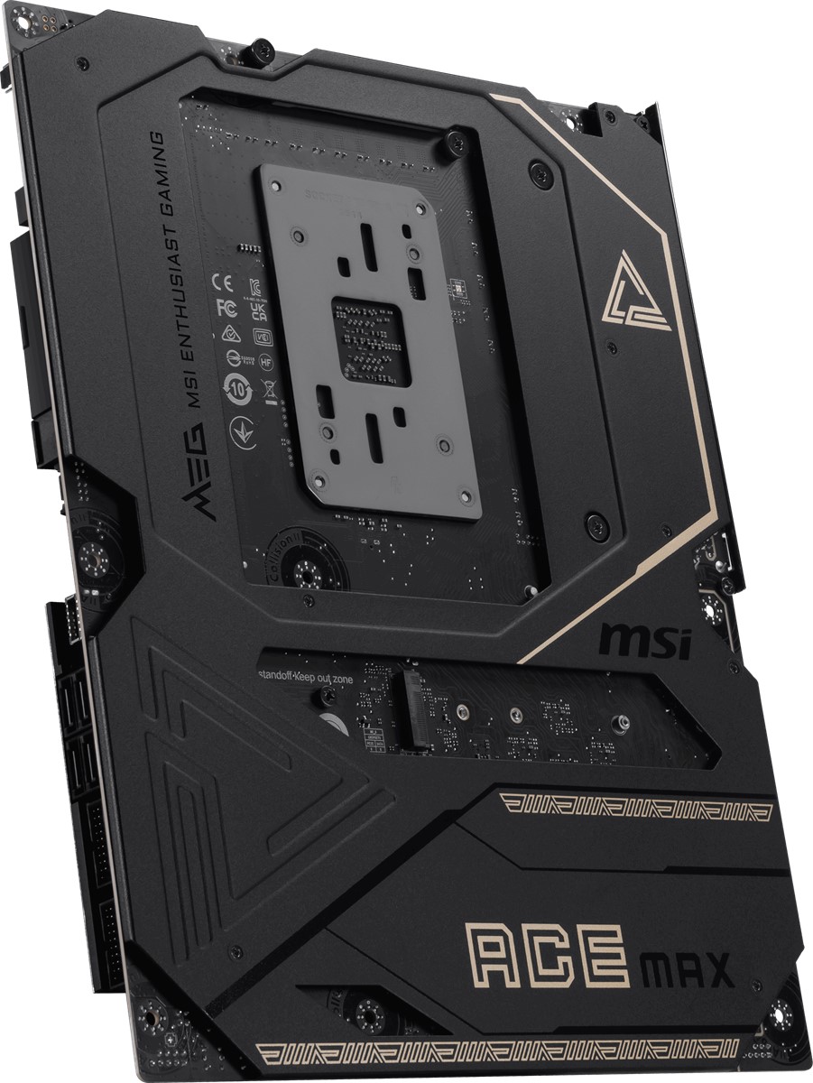 MSI MB MEG X870E ACE MAX AM5 DDR5 8400MHZ(OC)USB 40Gbps 5x M.2 HDMI 2x Type-C DP 10G LAN 5G LAN WIFI 7 RGB ATX - 2