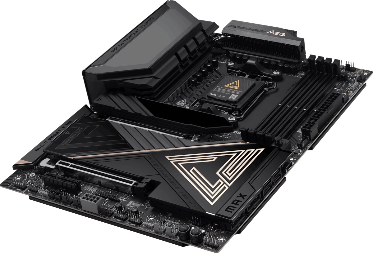 MSI MB MEG X870E ACE MAX AM5 DDR5 8400MHZ(OC)USB 40Gbps 5x M.2 HDMI 2x Type-C DP 10G LAN 5G LAN WIFI 7 RGB ATX - 8