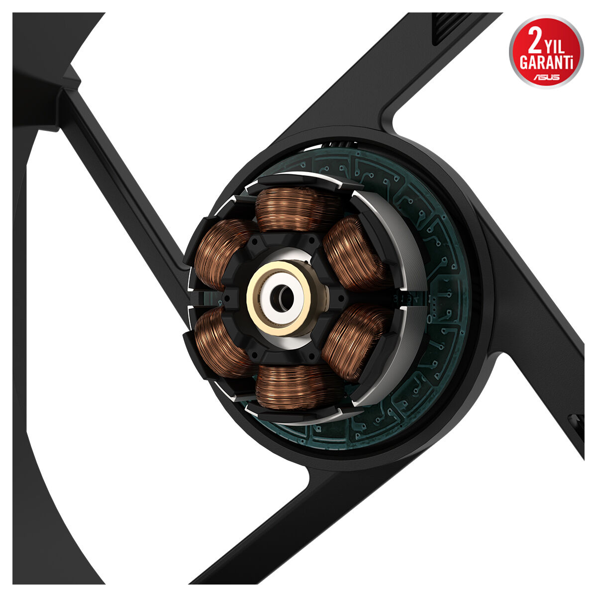 ASUS PROART PF120 FAN PWM BLACK 3IN1 KASA RADYATÖR FANI - 6