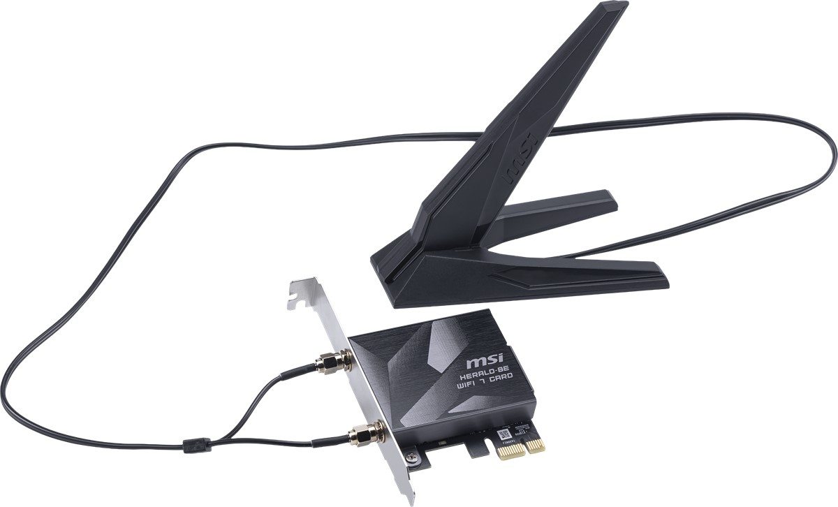 MSI NETWORK HERALD BE9400 WIFI 7 PCIE CARD - 4