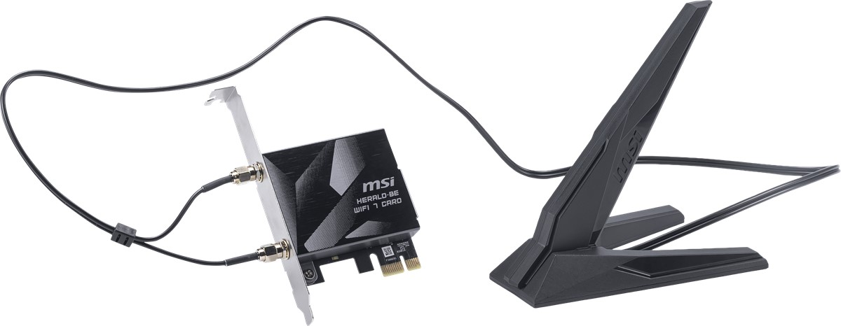MSI NETWORK HERALD BE9400 WIFI 7 PCIE CARD - 6