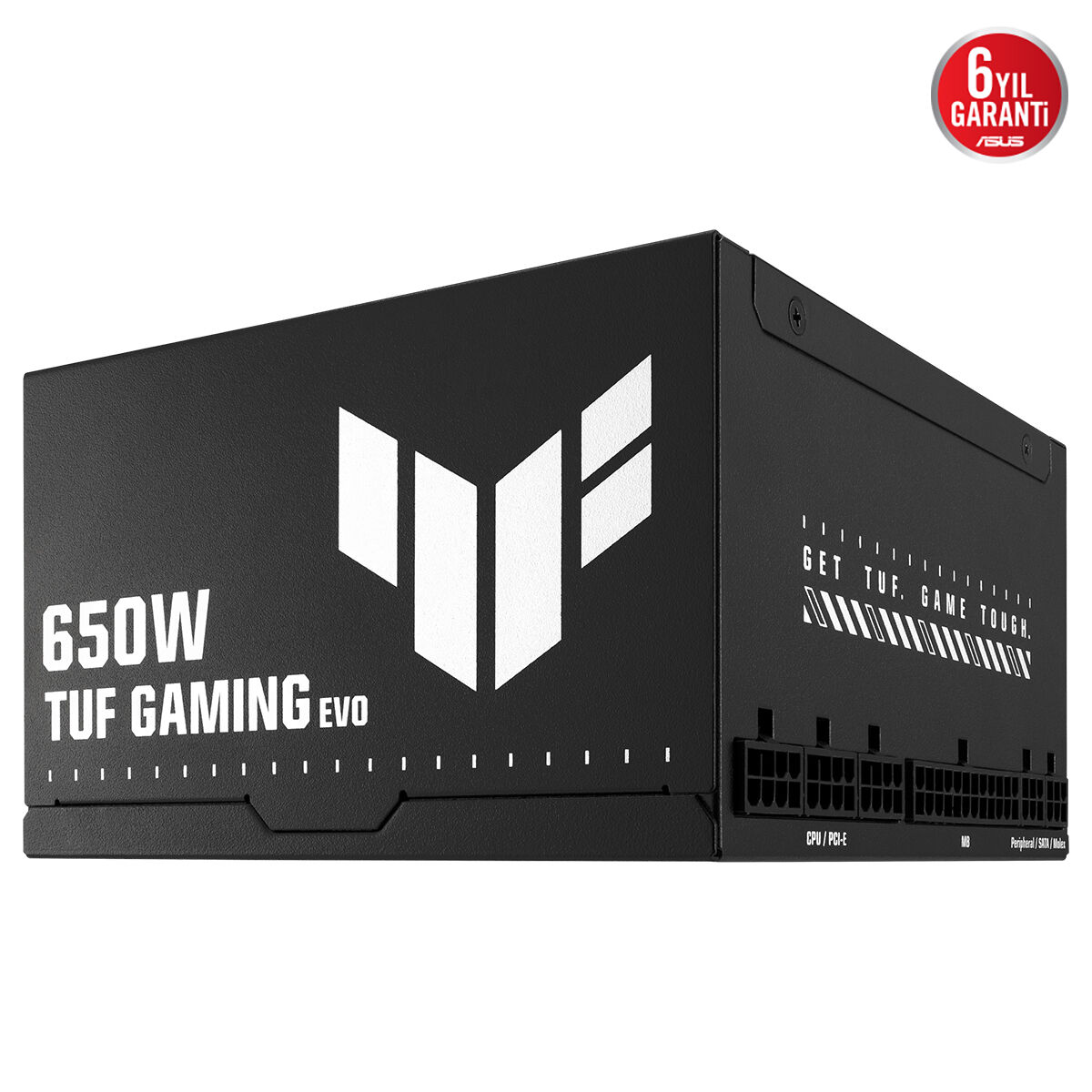 ASUS TUF GAMING 650B EVO BRONZE EVO PSU ATX 3.1 FULL MODÜLER 80 PLUS BRONZE ASKERİ SINIF SERTİFİKASYON ÇİFT BİLYALI FAN KORUMALI PCB 6 YIL GARANTİ - 4
