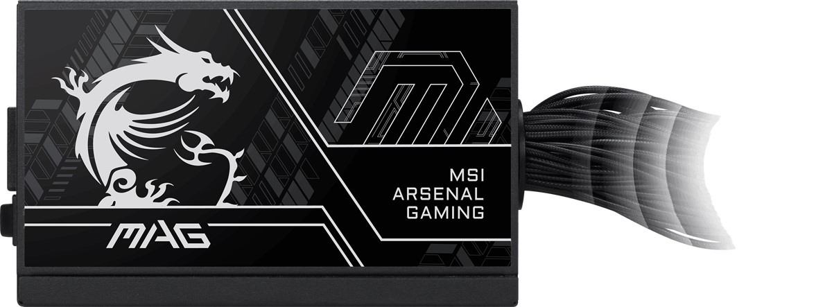 MSI MAG A750BN PCIE5 III 750W 80+ BRONZE ATX 3.1 PCIE 5.1 POWER SUPPLY - 2