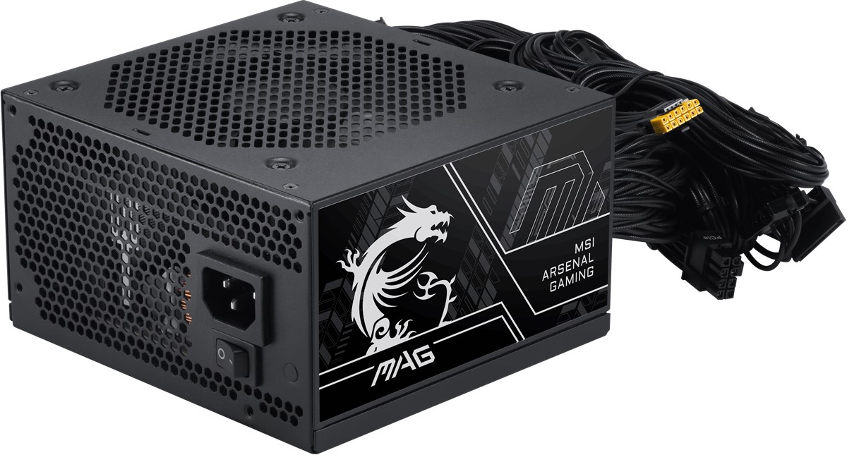 MSI MAG A750BN PCIE5 III 750W 80+ BRONZE ATX 3.1 PCIE 5.1 POWER SUPPLY - 4