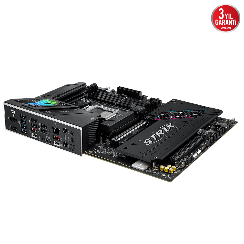 ASUS ROG STRIX B850-F GAMING WIFI7 NEO AMD B850 AM5 DDR5 9000 HDMI 4x M2 USB3.2 Gen 2x2 WiFi 7 + BT AURA RGB 2.5GBIT LAN ATX 16+2+2 GÜÇ AŞAMALARI 2xGEN5 M.2 ASUS Q-DESIGN READY FOR ADVANCED AI PC - 3