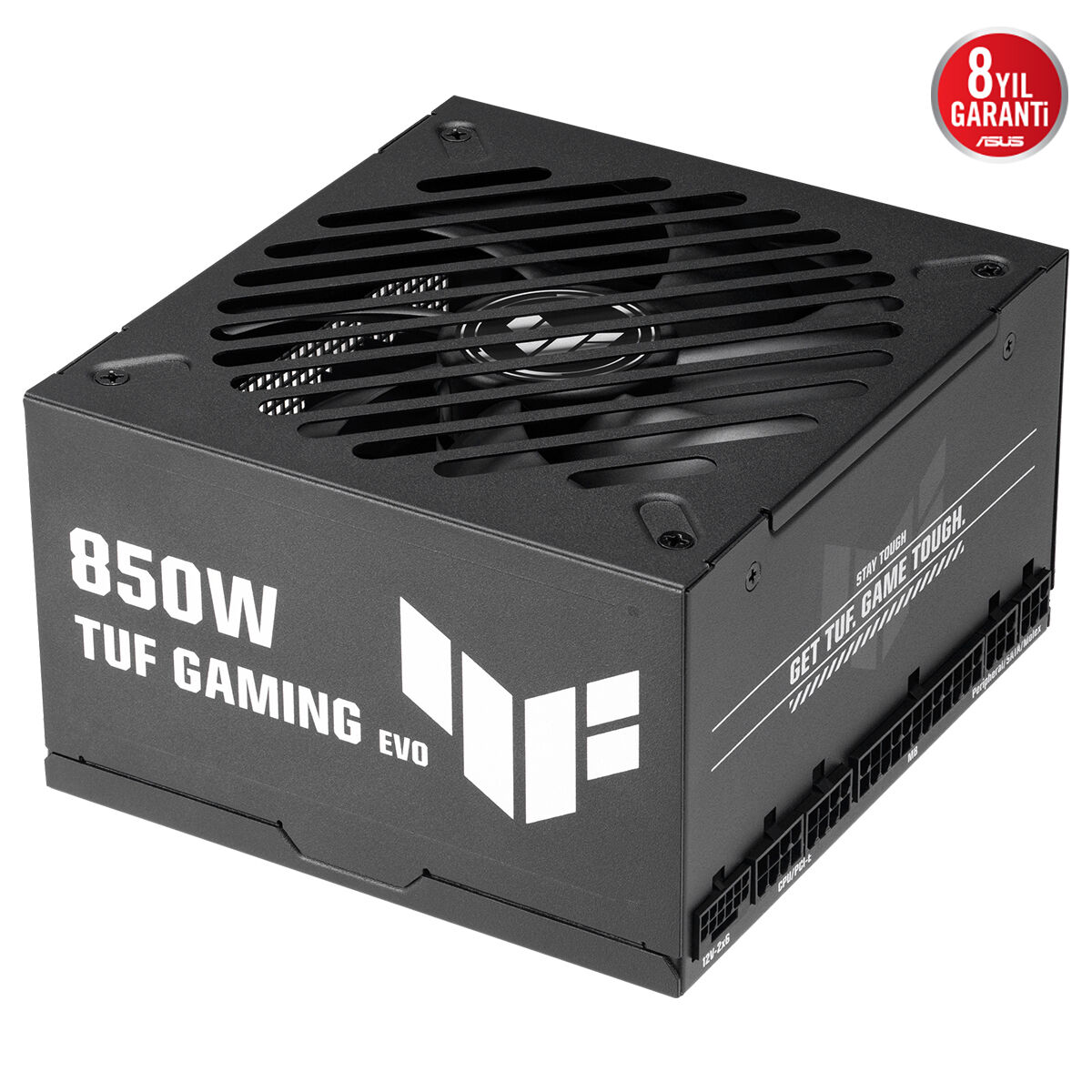 ASUS TUF-GAMING-850G-EVO PGOLD SU 80 PLUS & CYBENETICS GOLD FULL MODÜLER ATX 3.1 PCIE 5.1 12V-2X6 KABLO 8 YIL GARANTİ ASKERİ SINIF BİLEŞENLER - 3