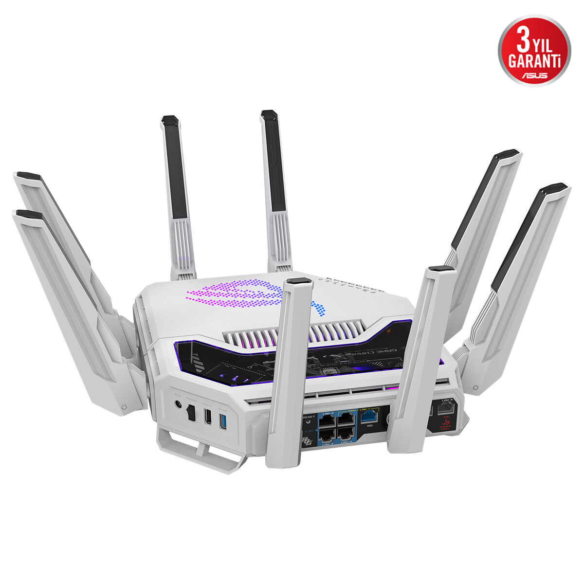 ASUS ROG RAPTURE GT-BE19000AI TRI-BAND WiFi 7 AI GAMING ROUTER - 4