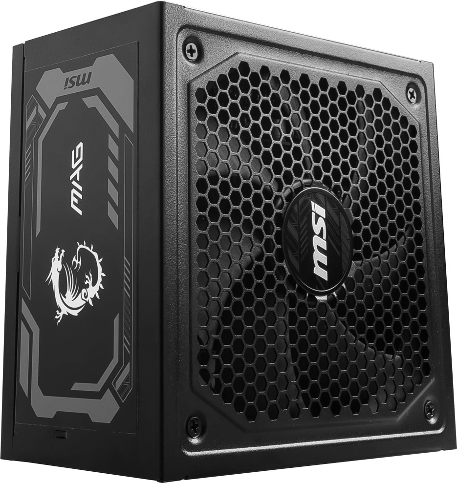 MSI PSU MAG A1000GL PCIE5 II 1000W 80+ GOLD ATX 3.1 PCIe 5.1 POWER SUPPLY - 5