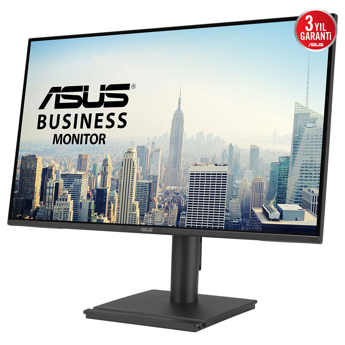 ASUS KURUMSAL BE27AQ 27 IPS 2560x1440 5ms 75Hz 350cd DP HDMI USB Hoparlör VESA 3YIL FLICKER-FREE ÇERÇEVESİZ DÜŞÜK MAVİ IŞIK PİVOT MONİTÖR - 2