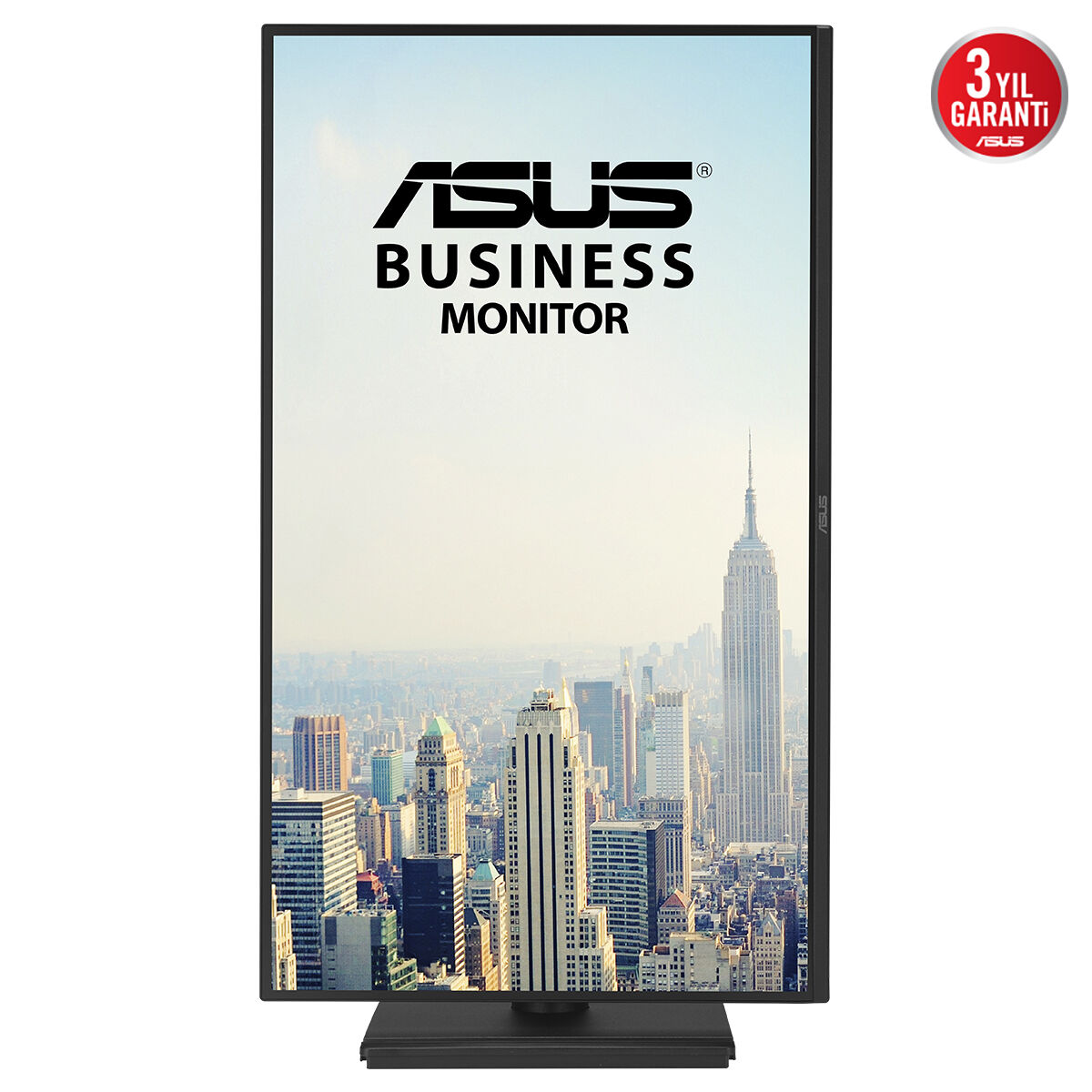 ASUS KURUMSAL BE27AQ 27 IPS 2560x1440 5ms 75Hz 350cd DP HDMI USB Hoparlör VESA 3YIL FLICKER-FREE ÇERÇEVESİZ DÜŞÜK MAVİ IŞIK PİVOT MONİTÖR - 3