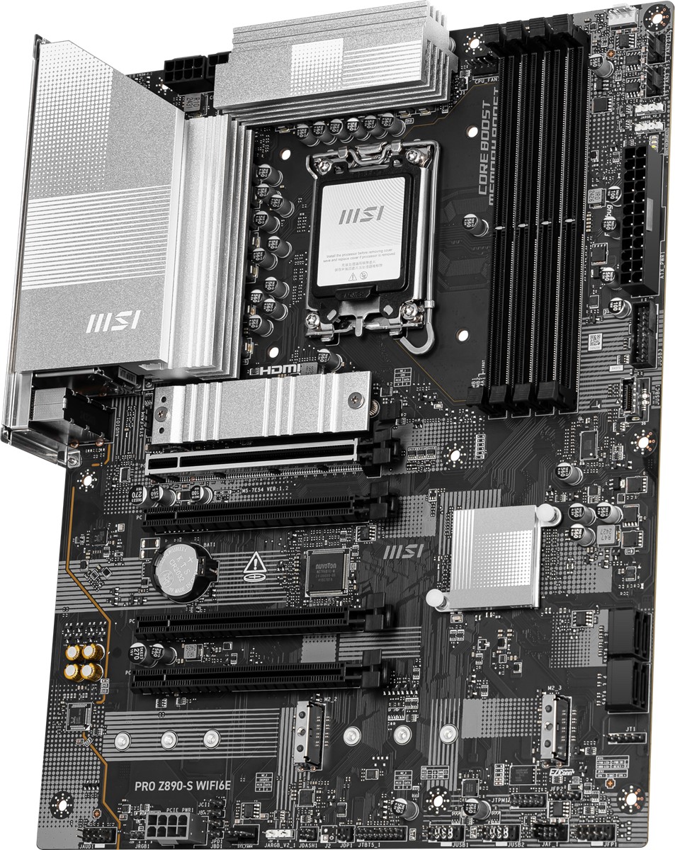 MSI MB PRO Z890-S WIFI6E SOKET 1851 DDR5 8800MHZ(OC) USB 20Gbps 3xM.2 HDMI DP 2.5G LAN WIFI 6E ATX - 4
