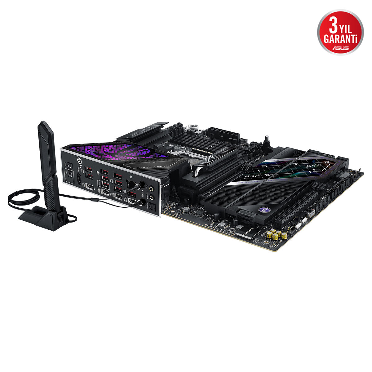 ASUS ROG STRIX X870E-E GAMING WIFI7 NEO AMD X870 AM5 DDR5 9000 HDMI 2xUSB4 5x M2 USB3.2 WiFi 7 + BT AURA RGB 5Gbit LAN ATX 18+2+2 Güç Aşamaları, Çift USB4, AIO Q-CONNECTOR - 5