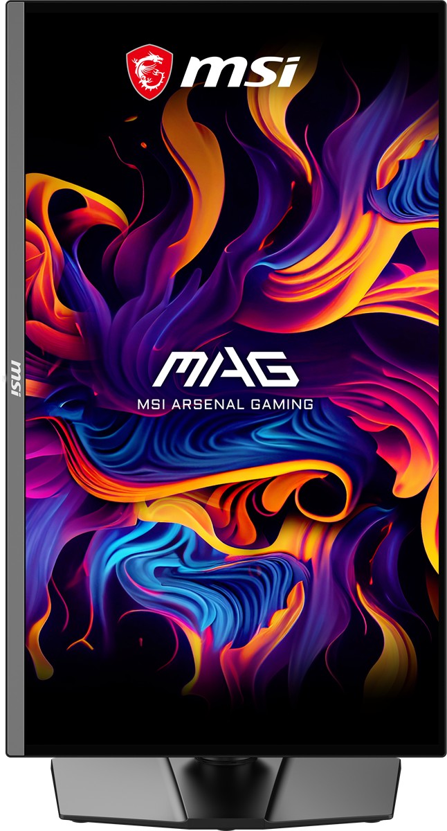 MSI 26.5 MAG 272UP QD-OLED E16 3840 x 2160 (UHD) 16:9 FLAT QD-OLED 165HZ 0.03MS (GtG) FREESYNC PREMIUM PRO PIVOT GAMING MONITOR - 4