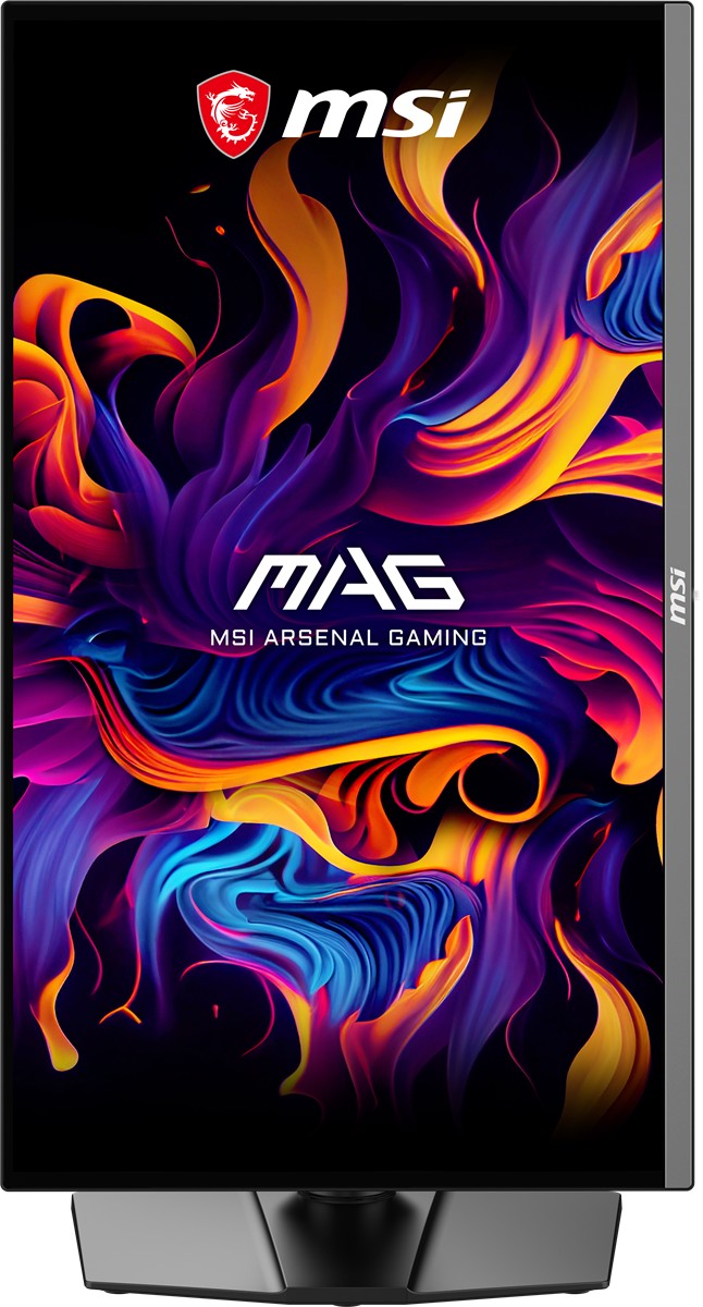 MSI 26.5 MAG 272UP QD-OLED E16 3840 x 2160 (UHD) 16:9 FLAT QD-OLED 165HZ 0.03MS (GtG) FREESYNC PREMIUM PRO PIVOT GAMING MONITOR - 5