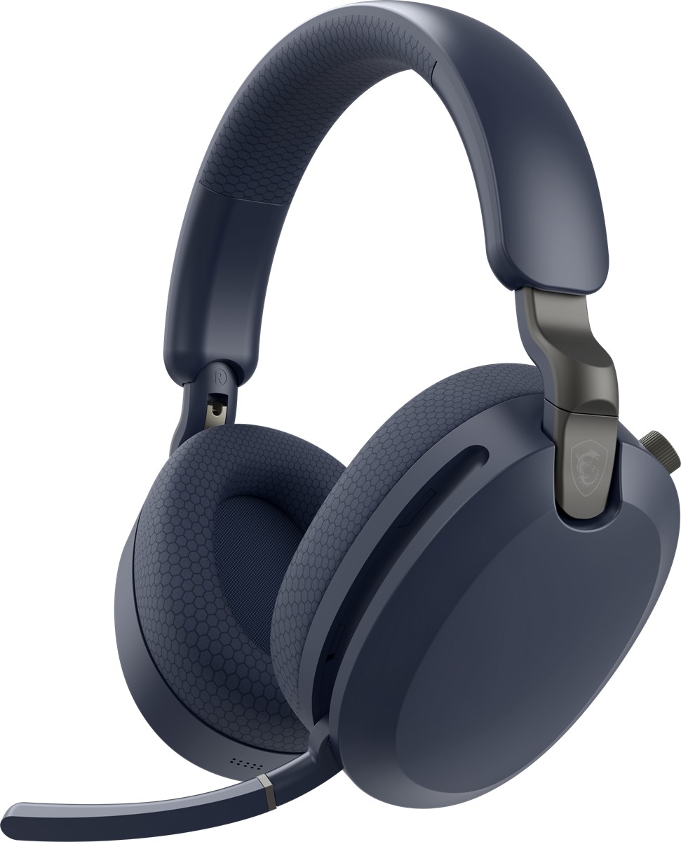 MSI GG MAESTRO 500 W NAVY GAMING HEADSET ANC (AKTİF GÜRÜLTÜ ENGELLEME) KULAKÜSTÜ KULAKLIK 2.4GHz (Type C) Bluetooth 5.4 3.5mm Wired (Audio Only) GİZLENEBİLİR MİKROFON - 2
